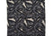 Black and Warm Stone Ripped Hole Print Chiffon Fabric Semi Sheer 1 yard and 13 inches